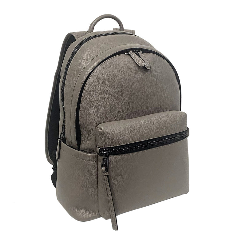 Premium plain cowhide leather Backpack EC17529