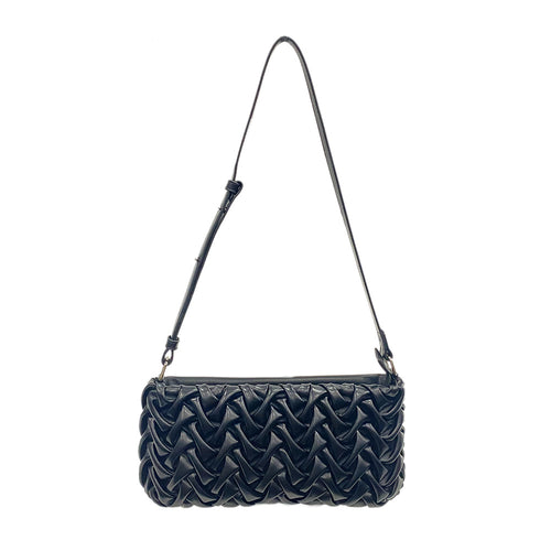 De' Emilia EC Premium Imitation Leather Pleated Shoulder Bag EC-18449