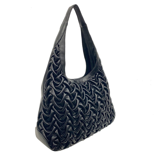 De' Emilia EC Premium Imitation Leather Pleated Hobo EC-18450