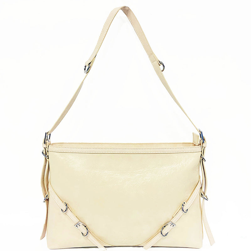 Premium Crazy Horse Oily Imitation Leather Shoulder Bag EC2674