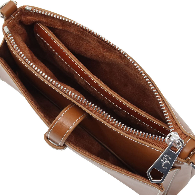 Plain Imitation Leather Mobile Phone Crossbody Bag EC2358
