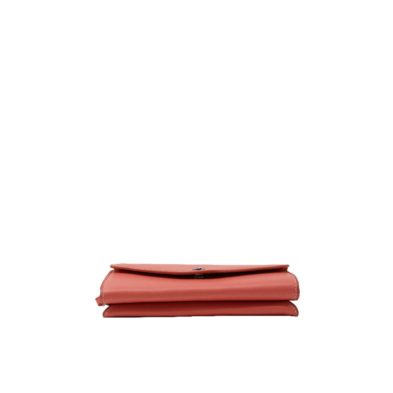 Plain Imitation Leather Crossbody Flap Bag EC2359