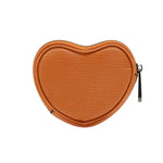 Embossed Tree Pattern Imitation Cow Leather Heart-shaped Coin Purse EC2725