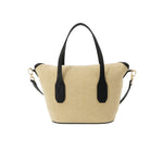 Canvas with Calfskin Handbag EC2852