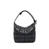 Quilted Large Checkered Imitation Sheep Leather Mini Handbag EC8152