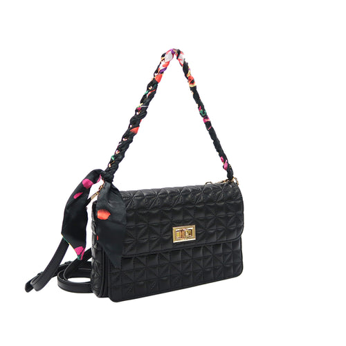 Quilted Diamond Lattice Imitation Leather Handbag EC8640