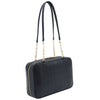 Embossed Gem Pattern Calfskin Shoulder Bag EC2615