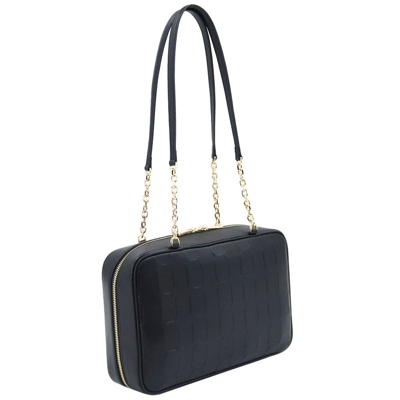 Black cloth purse, shoulder - Gem