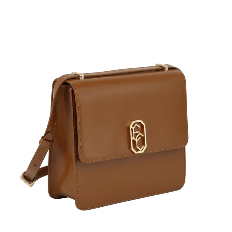 Italian Goat Leather Flap Bag EC8389