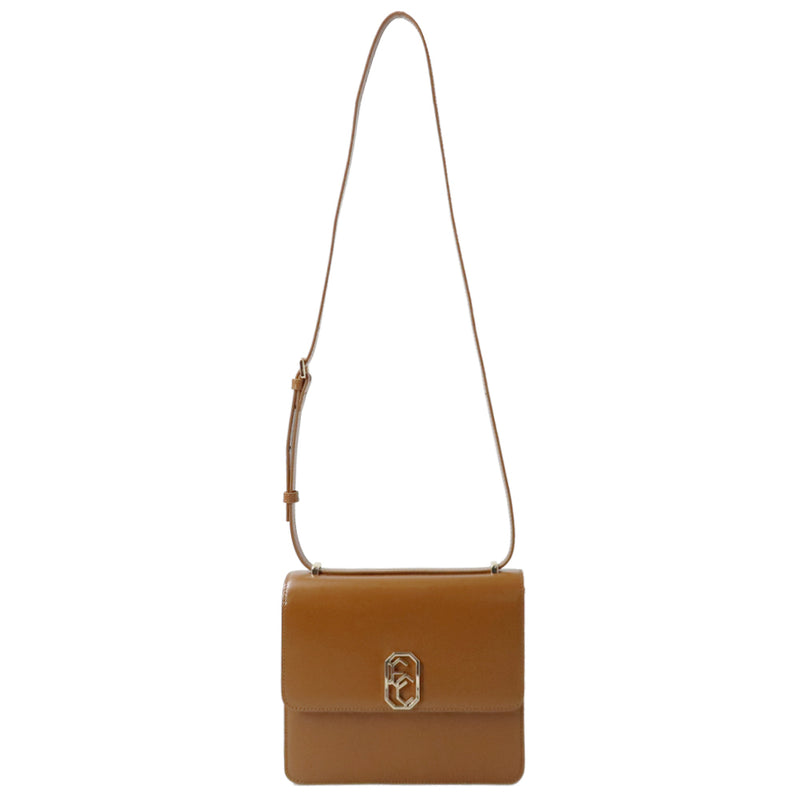 Italian Goat Leather Flap Bag EC8389