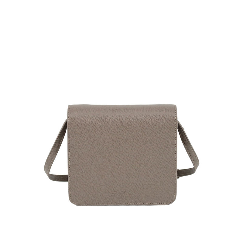 Italian Cowhide Leather Mini Flap Bag EC8390
