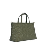 Quilted Gem Pattern Imitation Sheep Leather Tote Bag EC8898